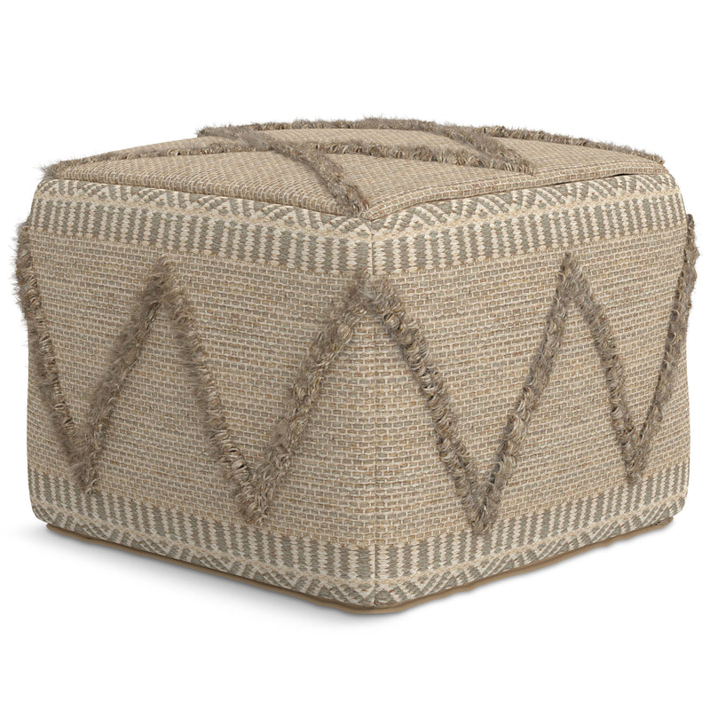 Sweeney - Upholstered Square Pouf