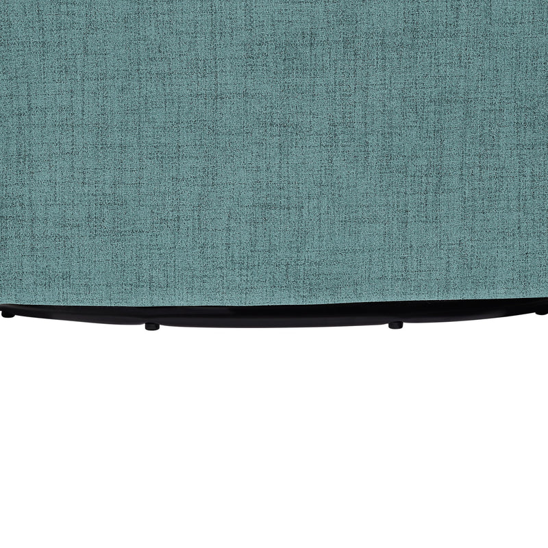 Solitude - Skirted Swivel Accent Chair With Hemp Like