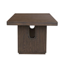 Athens - Rectangular Dining Table - Chocolate Brown