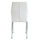 Luxury Simple High Resilience Dining Chair With Metal Legs