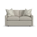 Sky - Upholstered Loveseat - Light Gray - Atlantic Fine Furniture Inc