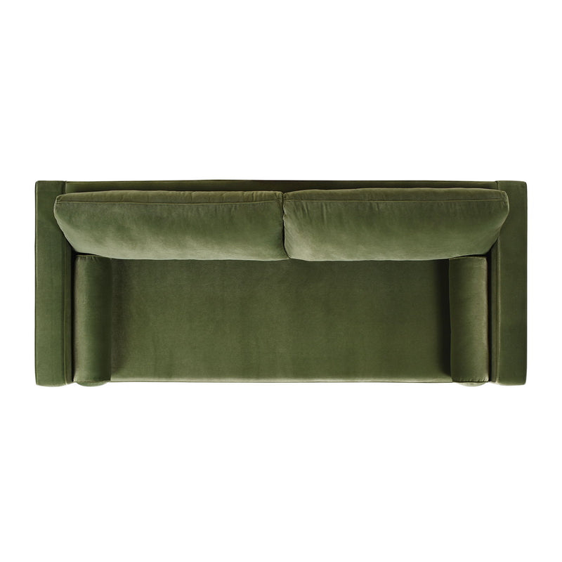 Nicholi - Mid-Century Modern Sofa - Olive Green