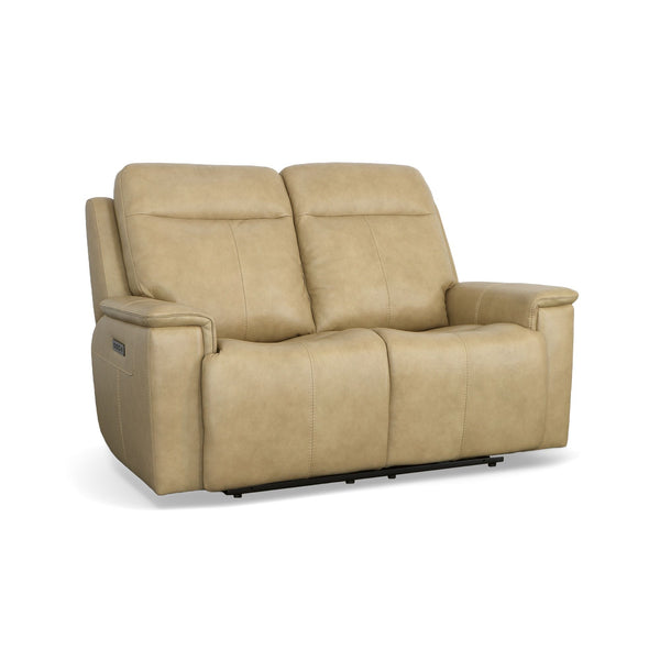 Odell - Power Reclining Loveseat With Power Headrests & Lumbar - Stone