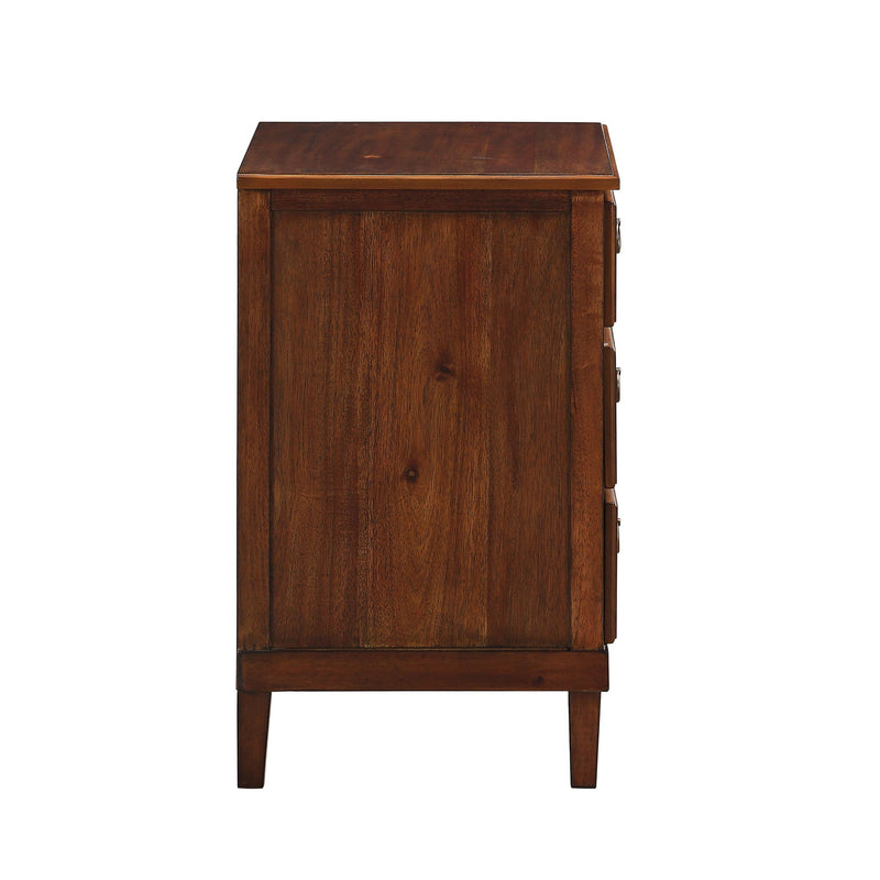 Chamberlin - 3 Drawer Nightstand - Brown