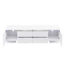 Modern TV Stand With Storage Cabinets, 4 Drawers