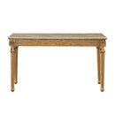 Daesha - Sofa Table - Marble Top & Antique Gold