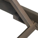 Ariana - Wood Chaise Lounge With Cushion