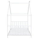 Metal House Platform Bed With Modern Design And Durable Frame