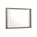 Star - Mirror With Built In LED And Frame - White