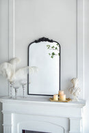 Arch Mirror, Baroque Inspired Wall Decor For Bathroom, Bedroom, Living Room