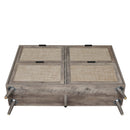 4 Door Shoe Rack, Freestanding Modern Shoe Storage Cabinet