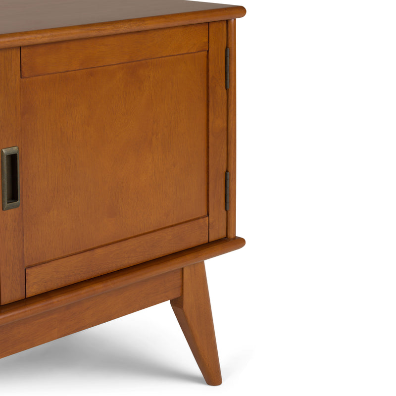 Draper - Handcrafted Mid Century Low TV Media Stand