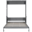 Murphy Bed With Desk, LED Lights & USB Charging Station