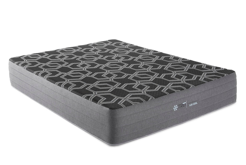 10" Full Smooth Top Foam, Lux Firm Mattress - Black