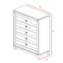 Louis Philippe - Panel Bed