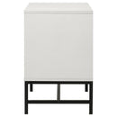 Sonora - 2-Drawer Nightstand Bedside Table - White