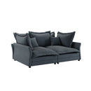Modern Comfy Upholstered Sofa Cloud Couch, Deep Seat Couches With Multiple Large Soft Pillows