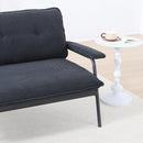 Modern Metal Frame Sofa With Sponge Filling For Compact Spaces And Versatile Use