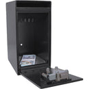 0 27 Cu Ft Dual Key Depository Safe - Black