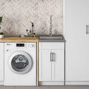 Hennessy - Deluxe Laundry Cabinet With Faucet And Stainless Steel Sink