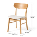 Dining Chairs With Cushioned Seat (Set of 2)