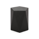 Side Table With Geometric Design