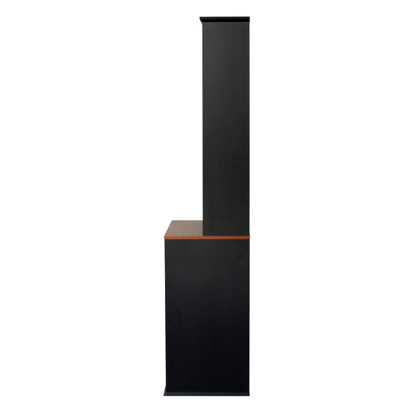 Modern Wide Hall Tree With Coat Rack, 3 Shelves And Drawers, 3 Sturdy Hooks