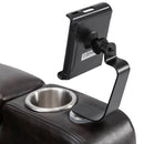 Power Recliner With Storage Arms, Cupholders, Swivel Tray Table And Cell Phone Stand - Brown