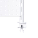 Clamp On Desk Pegboard With Single Monitor Stand
