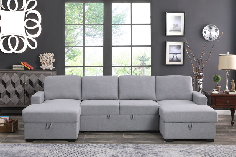 3 Piece Upholstered Sectional