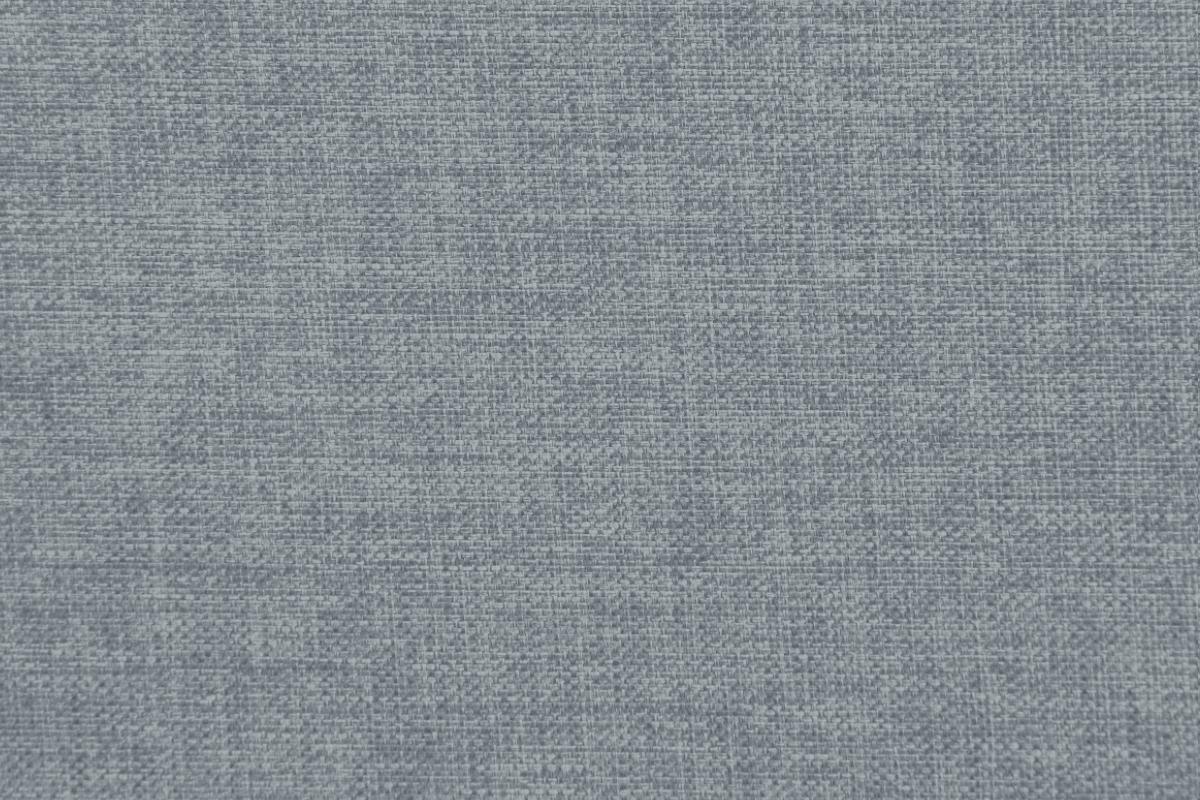 Living Room Furniture Cocktail Ottoman Grey Linen Like Fabric 1pc Plush Ottoman Wooden Legs