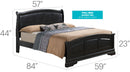 Panel Sleigh Bed Elegantly Crafted