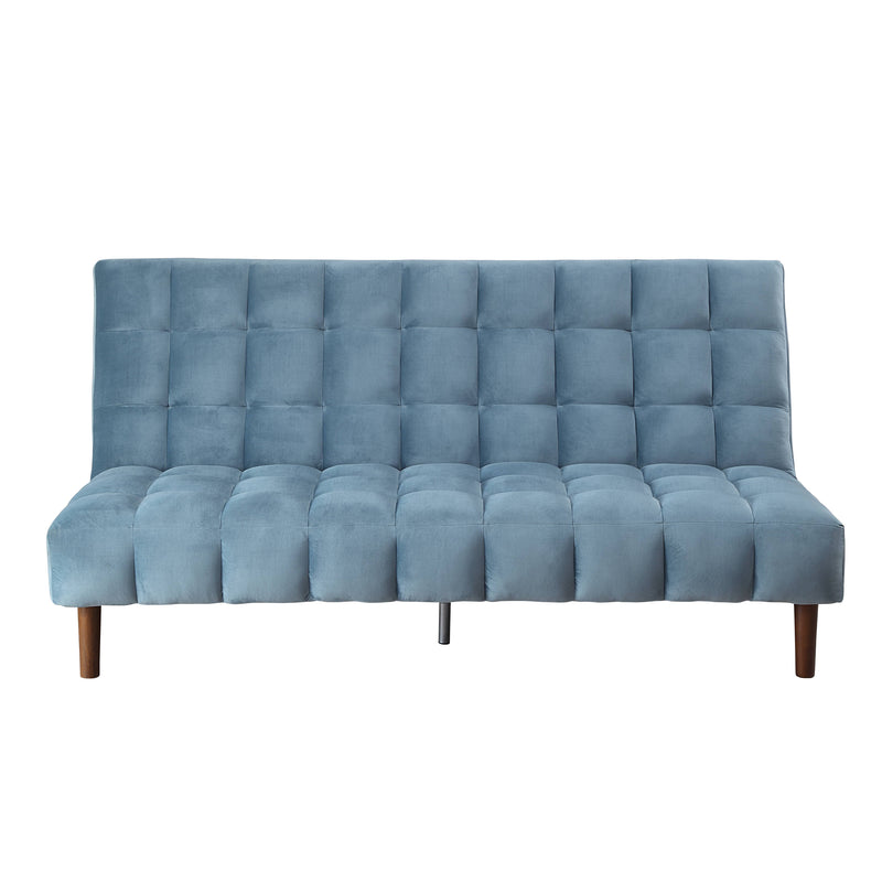 Yolandi - Velvet Adjustable Sofa - Teal Blue