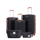 5 Piece Set Hard Case Spinner Wheels Luggage Sets With Tsa Lock