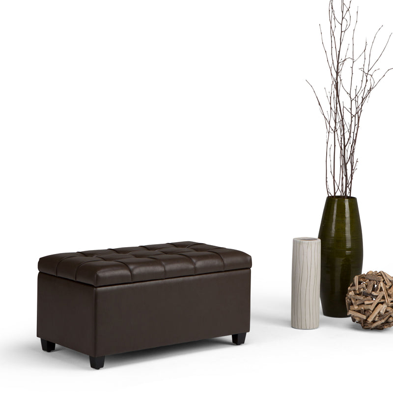 Sienna - Transitional Storage Ottoman Bench