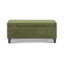 Storage Ottoman With Flip Top Lid