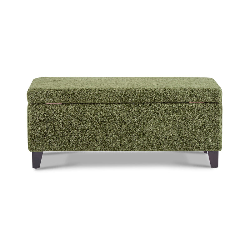 Storage Ottoman With Flip Top Lid