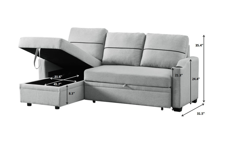 Broaching Pull-Out Storage Sofa