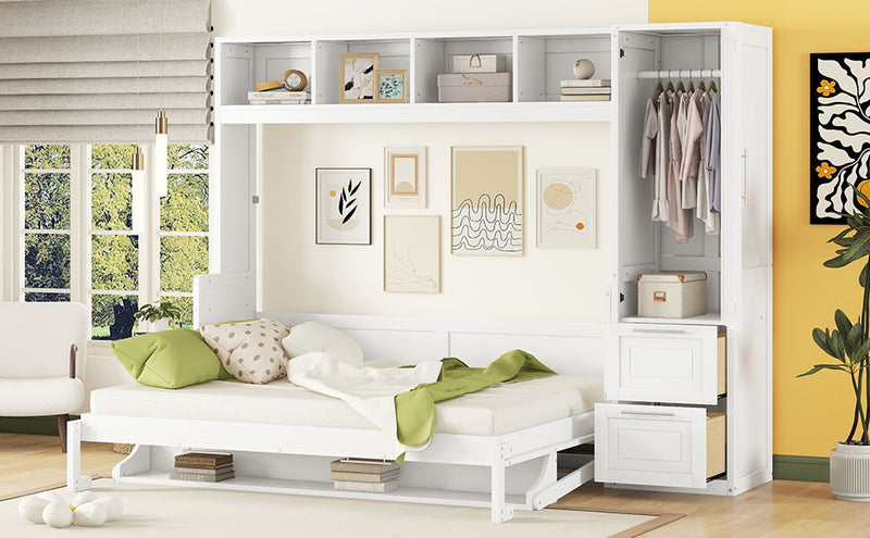 Murphy Wall Bed With Closet And Drawers