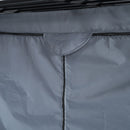 Loft Bed With Desk, Shelves, Power Outlet, LED Light And Wardrobe