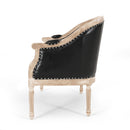 French Country Chesterfield Style Tufted Loveseat