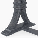 Devingo - Extendable Dining Table Rustic Style - Gray