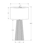 Lighting, Table Lamp, Ceramic, Contemporary - White