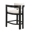 Contemporary Upholstered Counter Stools Set
