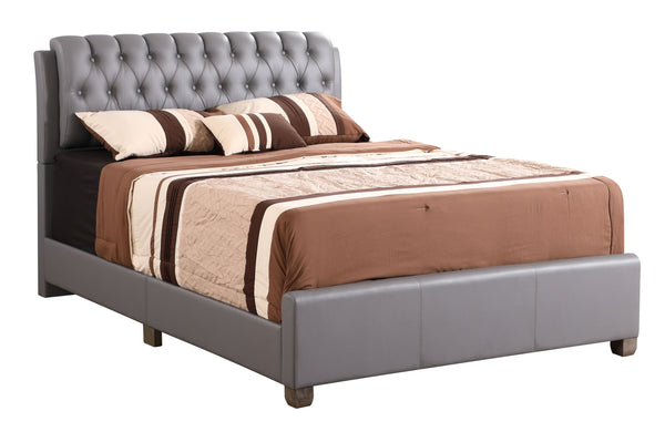 Marilla - G1505C-QB-UP Queen Bed - Gray