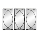 Rectangular Wall Mirrors With Frame, Home Decor For Living Room Bedroom Entryway - Black