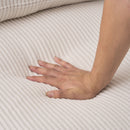 Modular Sectional Sofa With Extra Wide Cushion, USB / Type C Charger, Petal Armrest