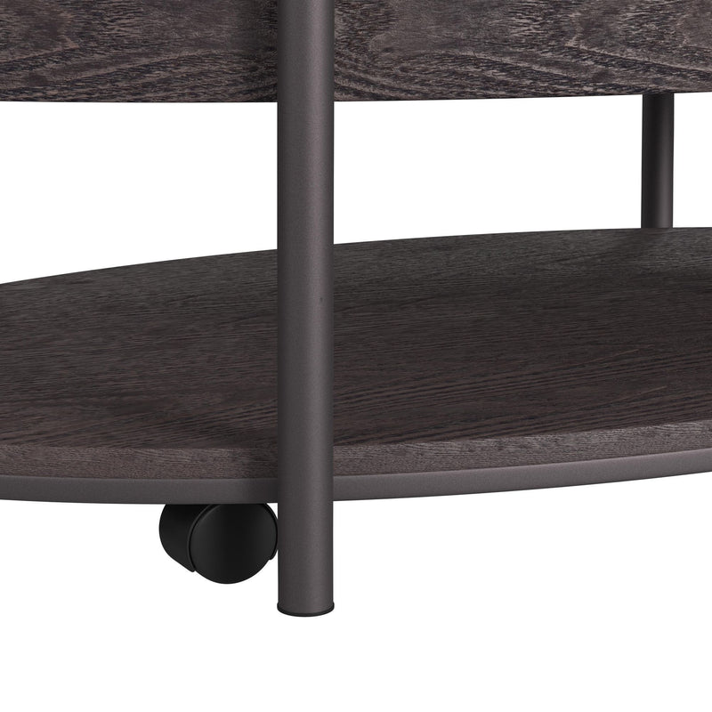 Nica - 2 Piece Occasional Table Set - White / Dark Espresso