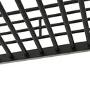 Full Size Loft Bed With Desk, Storage Staircase, Small Wardrobe And LED Light - Black