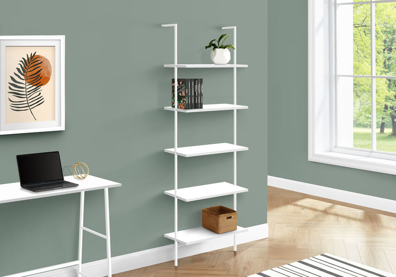 Etagere Bookcase Ladder 5 Tier For Office